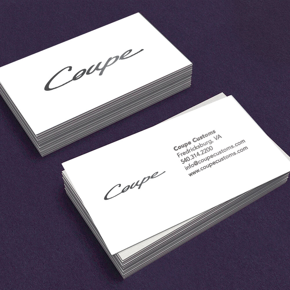 Coupe Business Cards