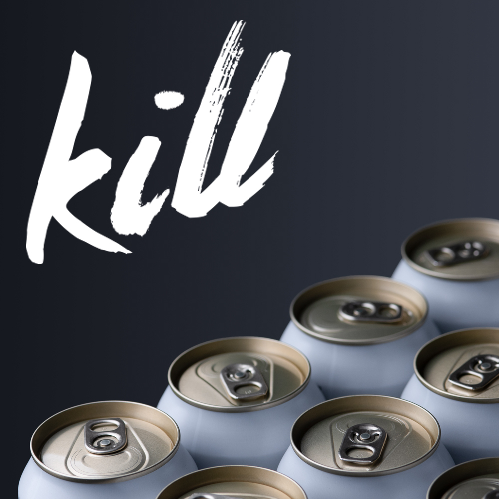 Kill Energy packaging